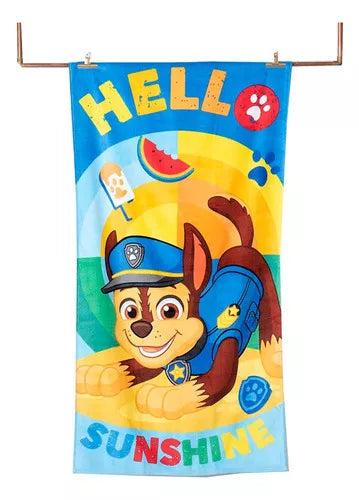 Toalla Playa 140cm Paw Patrol Chase